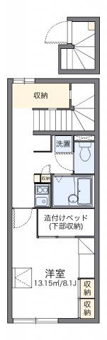 レオパレスイナバウアー2006の間取り画像