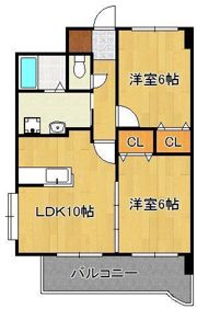 ユリシーズKの間取り画像