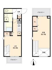 Live Casa上野の間取り画像