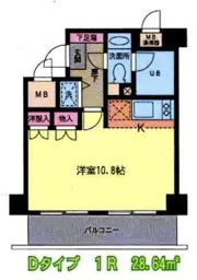 フレール仙台泉中央の間取り画像