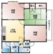 ハイツ石川の間取り画像