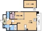 R-ⅢCourtの間取り画像
