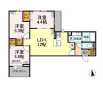セレスティア岡本の間取り画像