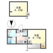 アルバーノ大江 A棟の間取り画像