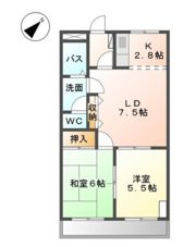 アーマスイズミⅡの間取り画像