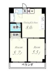 アーバンコートタムラの間取り画像