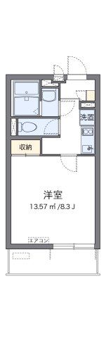 クレイノオールミエール天神の間取り画像