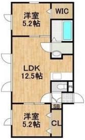 CONAN住吉の間取り画像