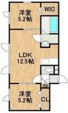 CONAN住吉の間取り画像