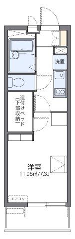 レオパレスストゥーディオの間取り画像