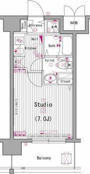 ガーラ横濱南の間取り画像