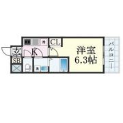 エスリード長居公園PARK AVENUEの間取り画像