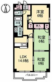 クレスト木屋の間取り画像