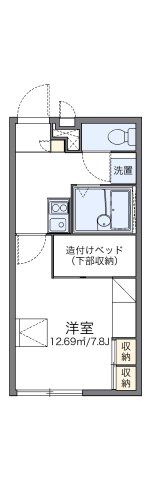レオパレスみやびの間取り画像