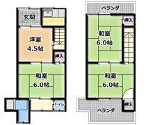 向井田住宅の間取り画像