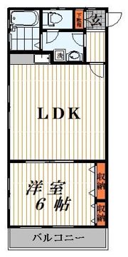 大野マンションの間取り画像