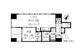 ルフィット神宮北参道（旧ニューシティアパートメンツ千駄ヶ谷Ⅱ）の間取り画像