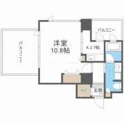 クロスレジデンス大阪新町の間取り画像