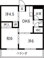 コーポ大晴の間取り画像