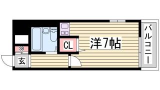 ニューブ神戸の間取り画像