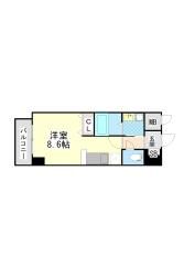 ONLYONE灘南通の間取り画像