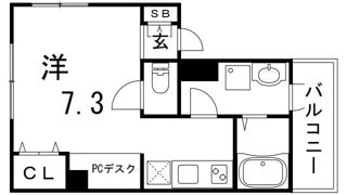 レガーロ春日野道の間取り画像