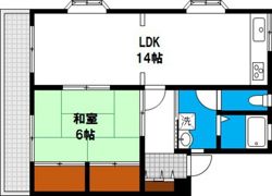 シティパレス西崎の間取り画像