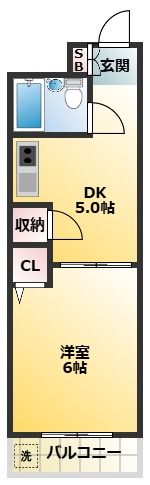 パレット御殿山の間取り画像