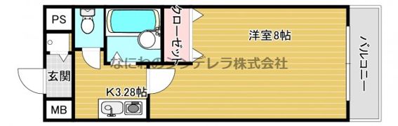ファミールグランデサウス館の間取り画像