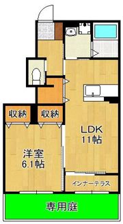 コレストコートAの間取り画像