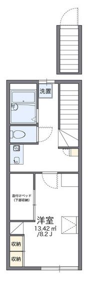 レオパレス京橋南の間取り画像