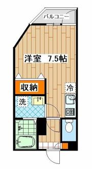 ライフモリ18号館の間取り画像
