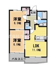 フレアコート京橋の間取り画像