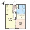 フレンディ蛍川の間取り画像
