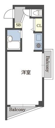 ラガールあびこの間取り画像