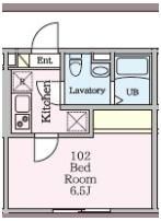 新築貸アパートの間取り画像