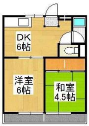 プロスペリーテ西古松A棟(北棟)の間取り画像