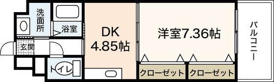 フィレンツェ横川の間取り画像