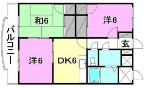 グリーンピア鷹の子の間取り画像