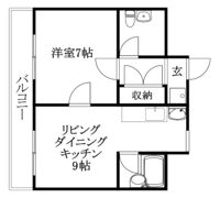 久万ノ台スカイマンションの間取り画像