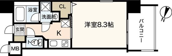 LATOUR出汐の間取り画像