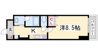 CITYSPIRE神戸元町Ⅰの間取り画像