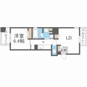 RIDGE北堀江（旧ルクレ北堀江）の間取り画像