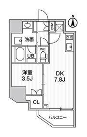 ALTERNA亀戸Ⅲの間取り画像