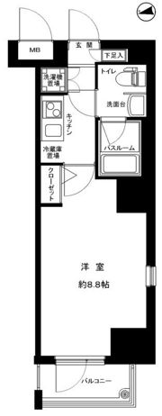 グランフォース秋葉原の間取り画像