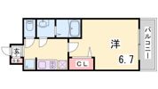 プレサンスTHE神戸の間取り画像