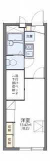 レオパレス北巽駅西の間取り画像