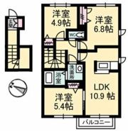 サンフラワー F棟の間取り画像