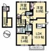 サンフラワー F棟の間取り画像