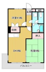 リージェントコーポの間取り画像